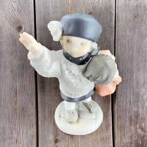 1998 Bahner Studios Kim Anderson Figurine Enesco I Will Miss You Porcelain VTG